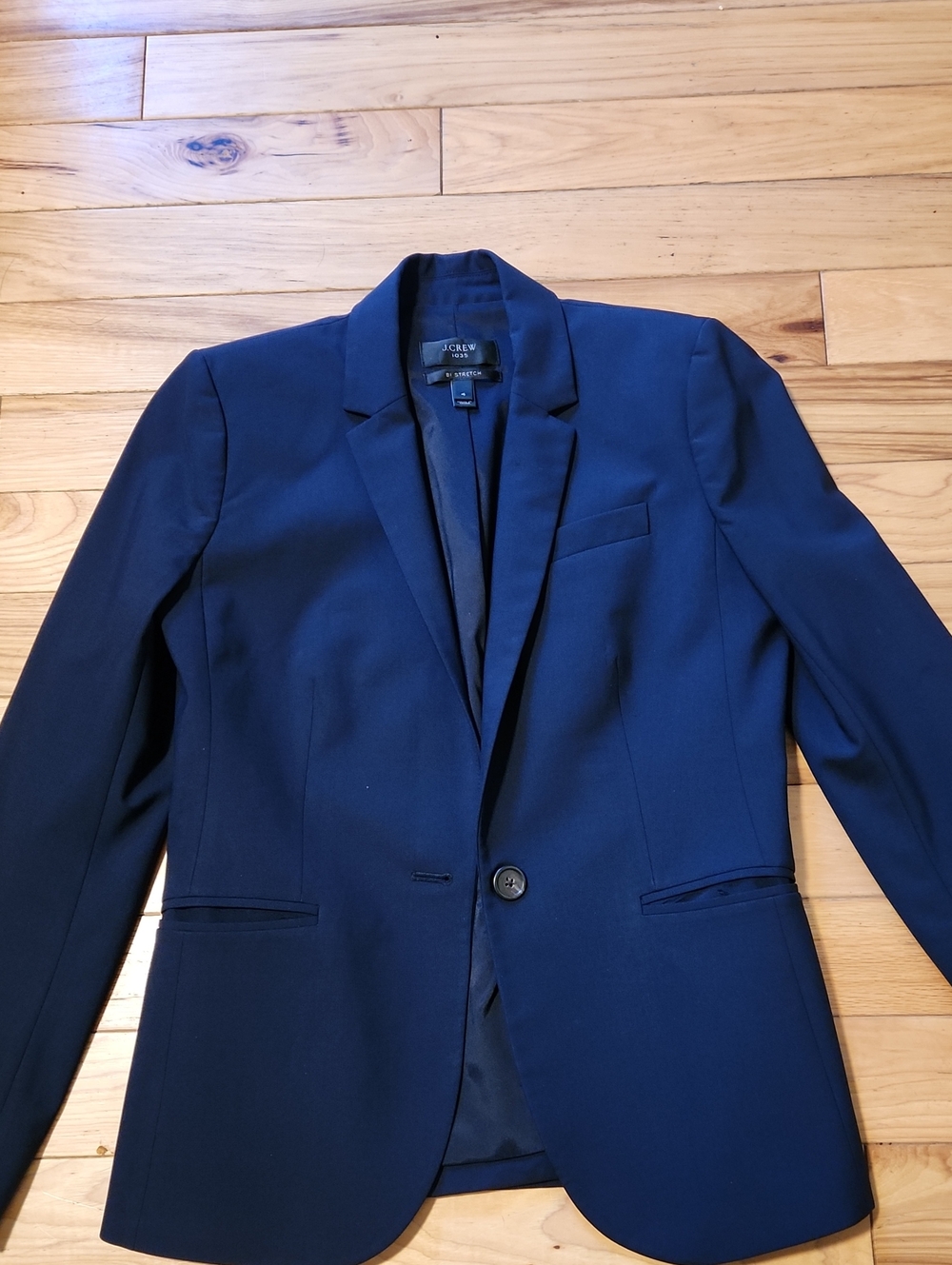 J. Crew Navy Single-Button Women’s Blazer